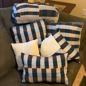 Authentic African mud cloth pillowcases - set of 6